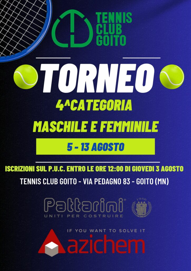 Locandina torneo