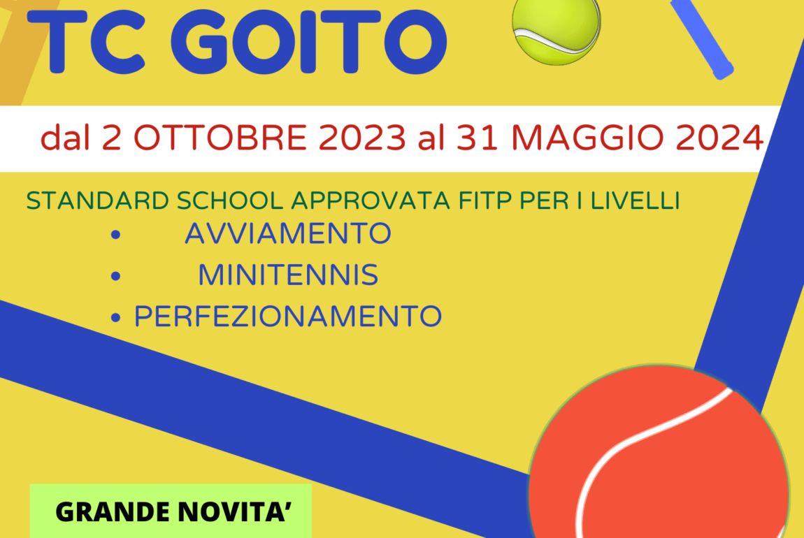 Locandina Scuola Tennis